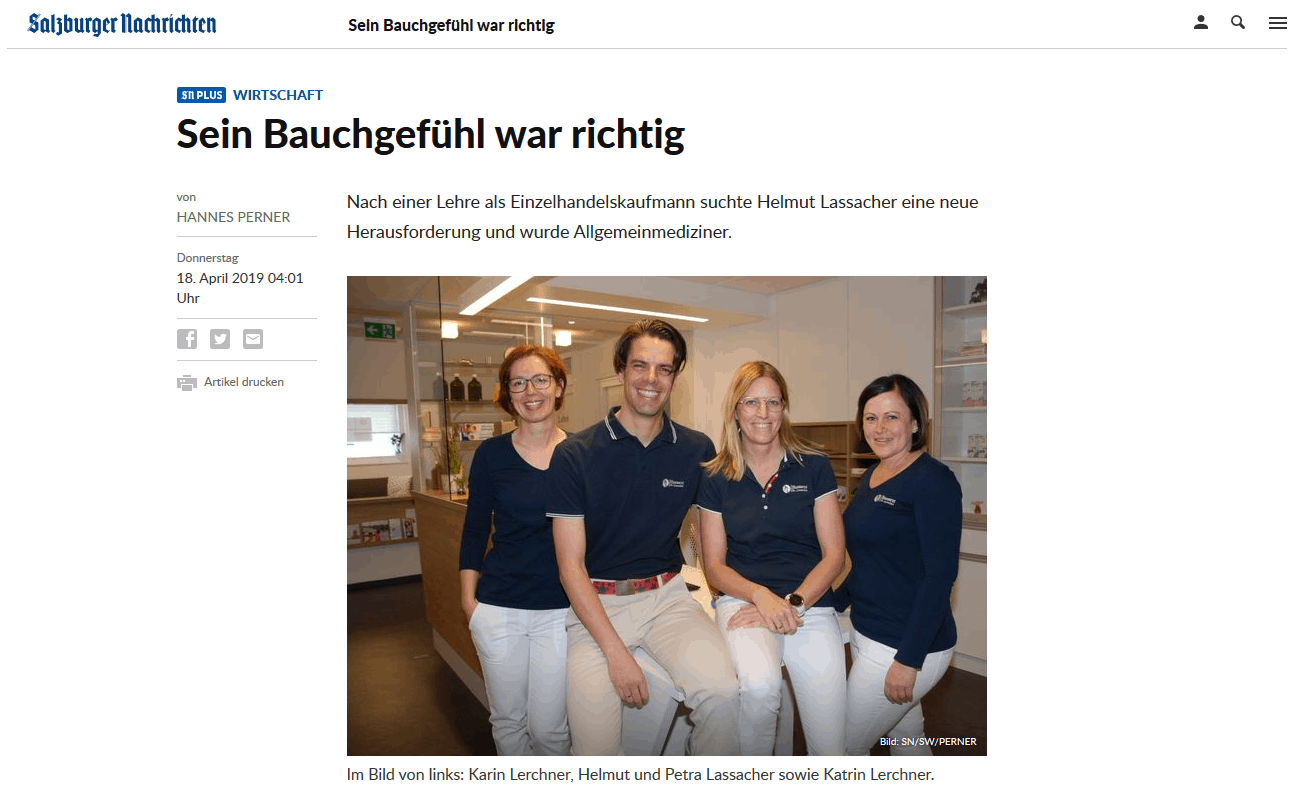 Pressebericht - Salzburger Nachrichten